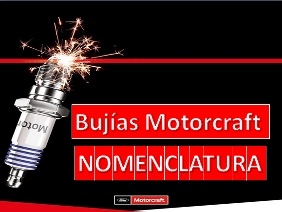 Una imagen de bujías Motorcraft, piezas esenciales para el sistema de encendido de motores de vehículos.